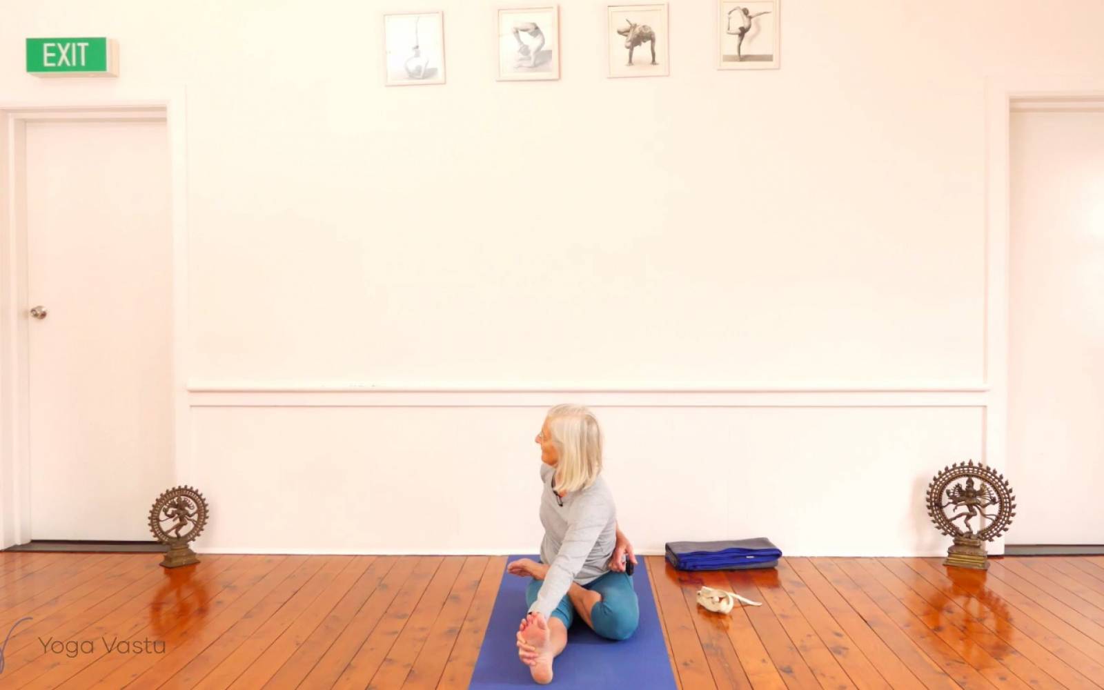 Online Iyengar yoga videos | Forward Bends with a Focus on the Inner Groin (Advanced)