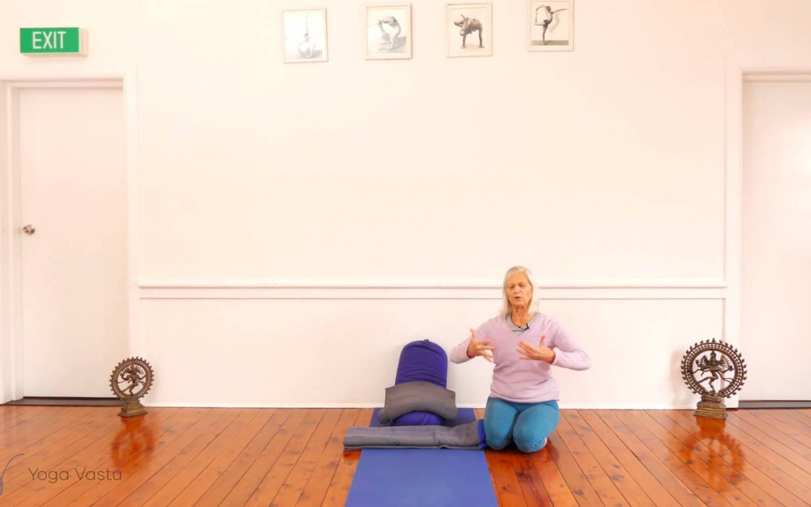 Online Iyengar yoga videos | Forward Bends with a Focus on the Inner Groin (Advanced)