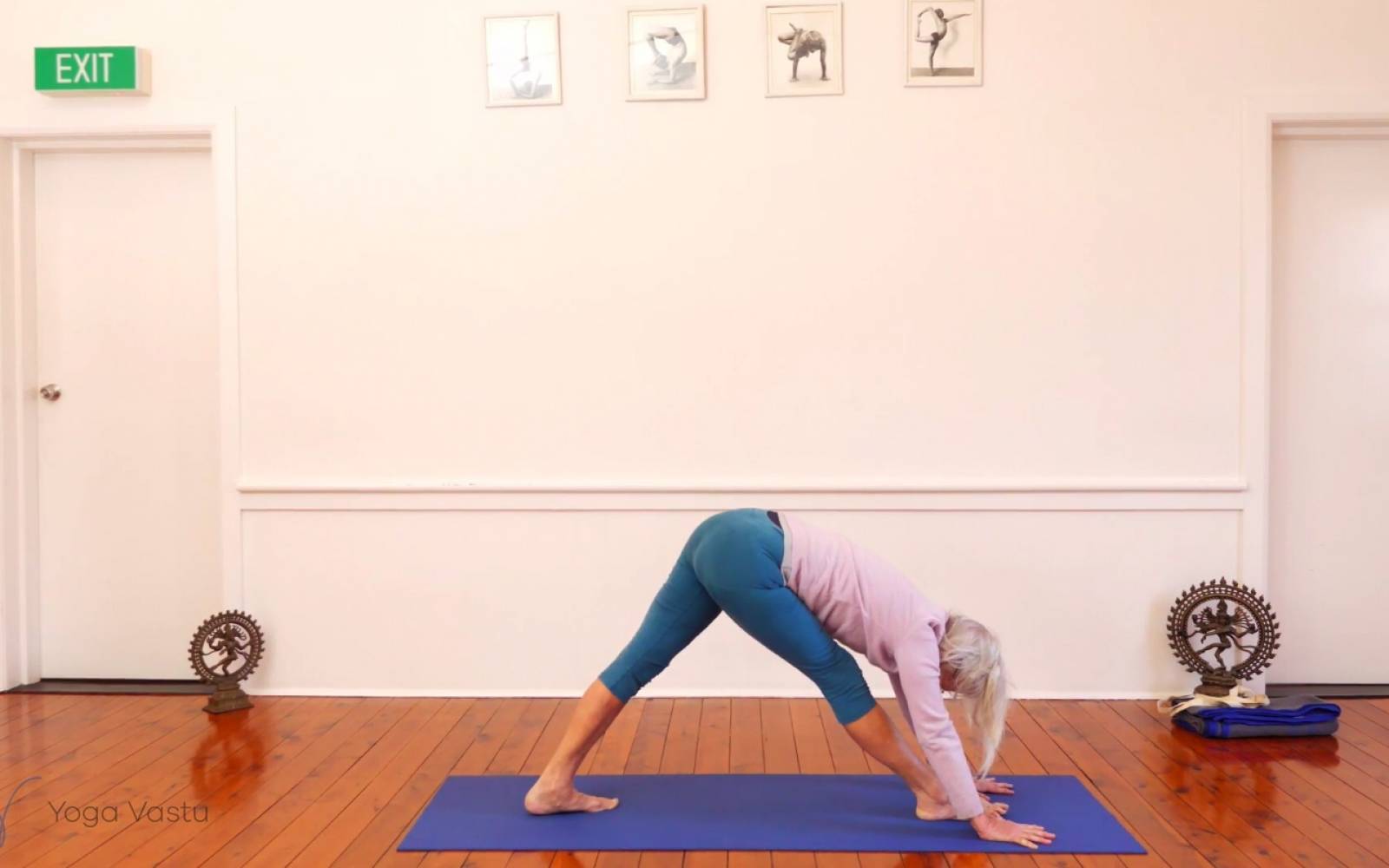 Online Iyengar yoga videos | Forward Bends with a Focus on the Inner Groin (Advanced)