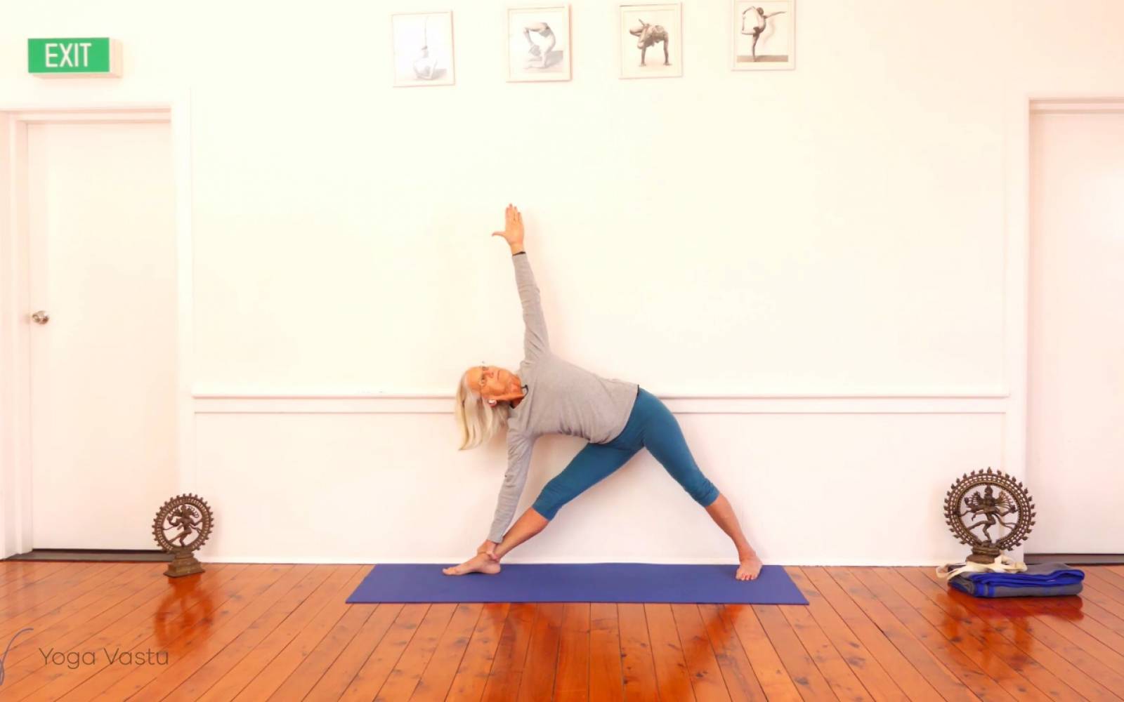 Online Iyengar yoga videos | Forward Bends with a Focus on the Inner Groin (Advanced)