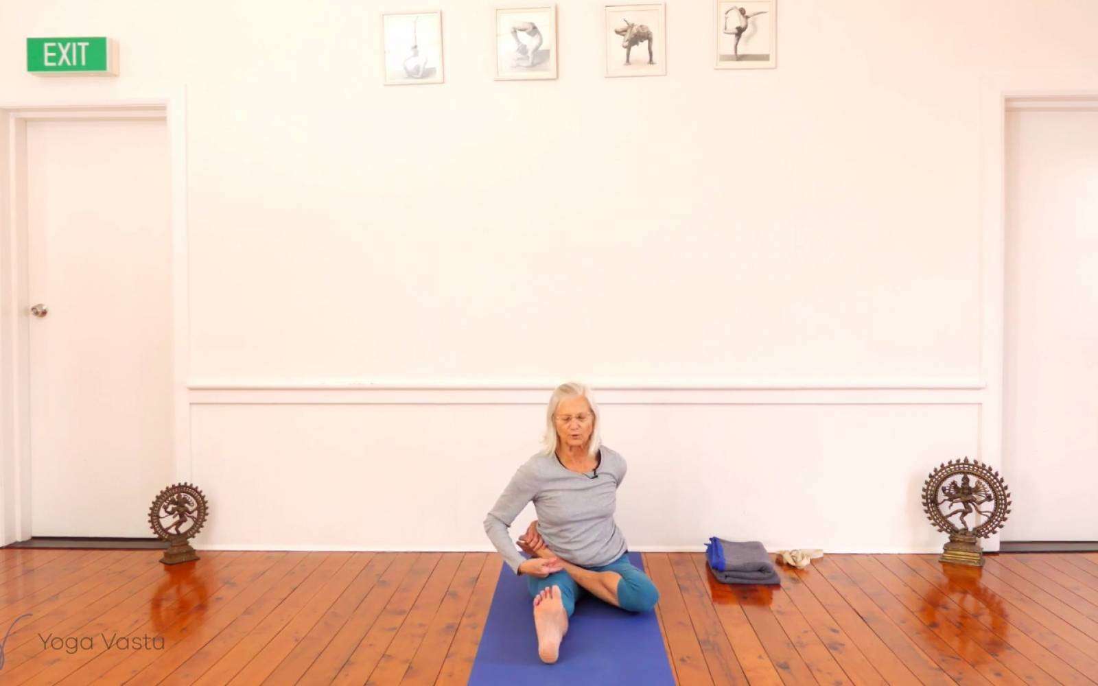 Online Iyengar yoga videos | Forward Bends with a Focus on the Inner Groin (Advanced)
