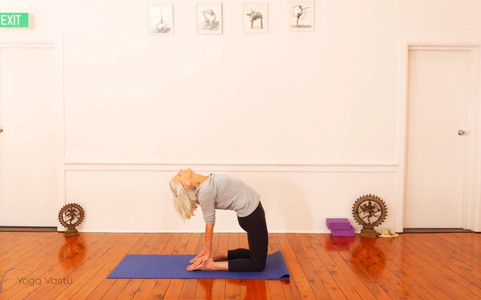 Online Iyengar yoga videos | Intense Backbends Class with Splits (Advanced)