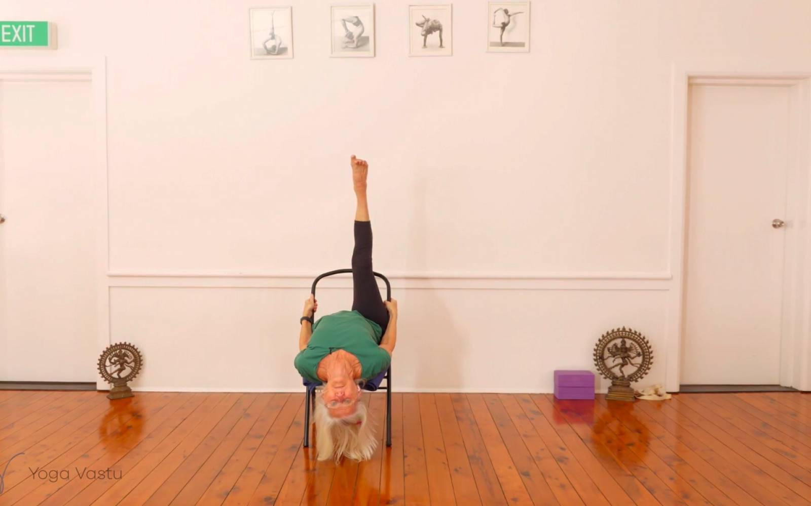 Online Iyengar yoga videos | Intense Backbends Class with Splits (Advanced)
