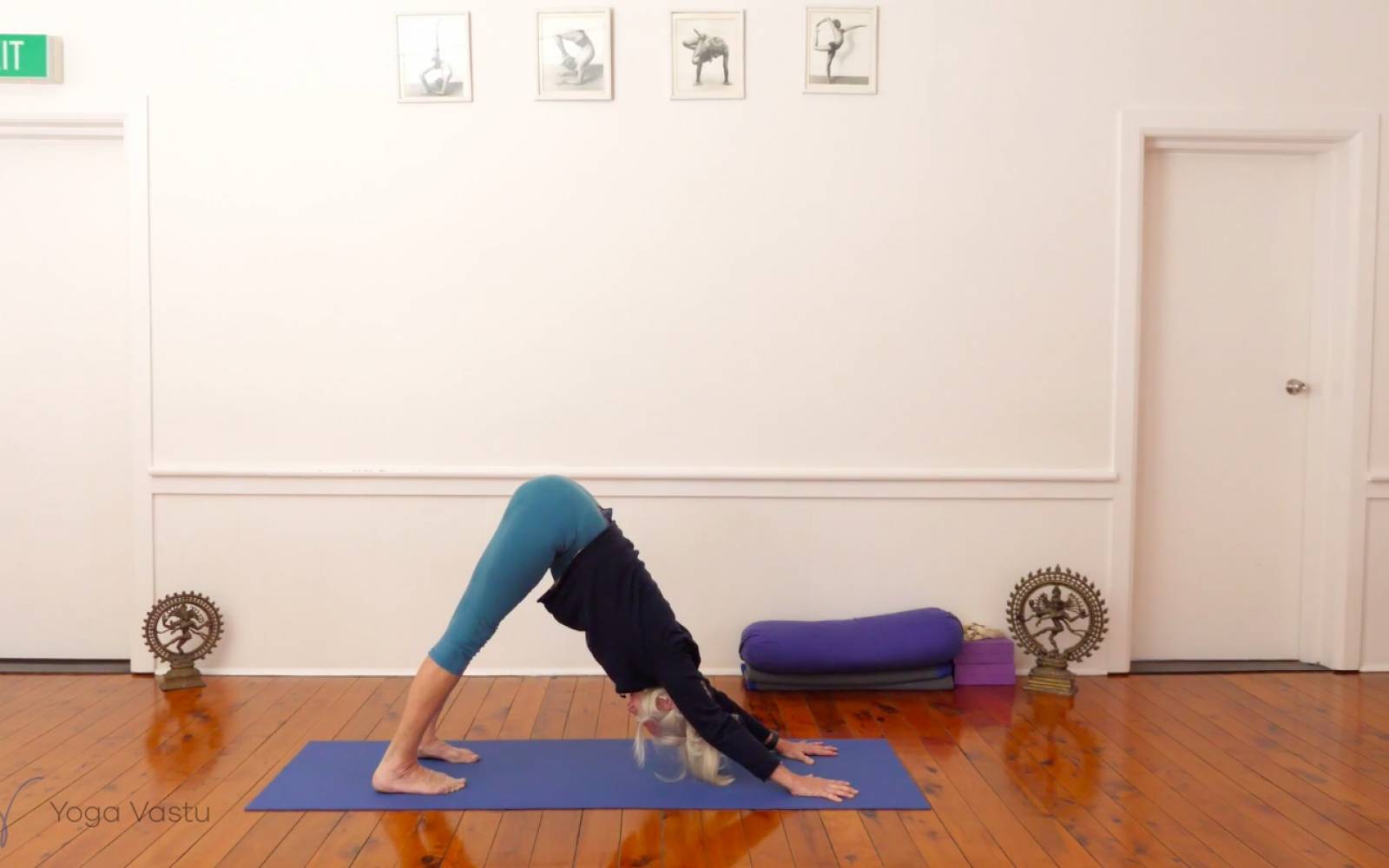 Online Iyengar yoga videos | Restorative and Pranayama with Different Support Configurations (Advanced)