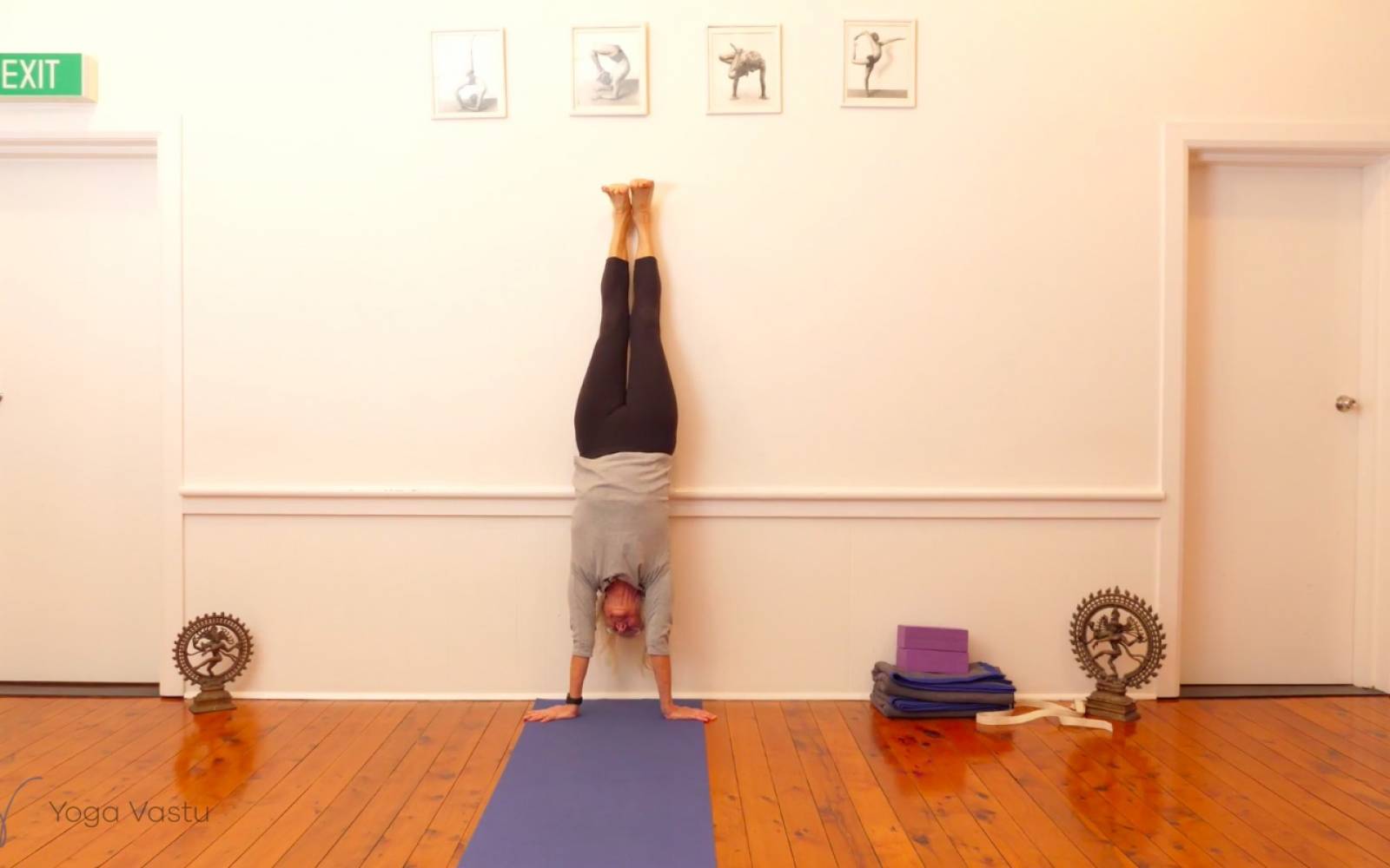 Online Iyengar yoga videos | Developing abdominal strength and balance (Level 1/2)