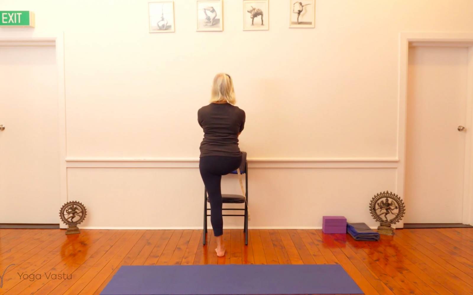Online Iyengar yoga videos | Exploring Standing Poses with Support (Level 1/2)