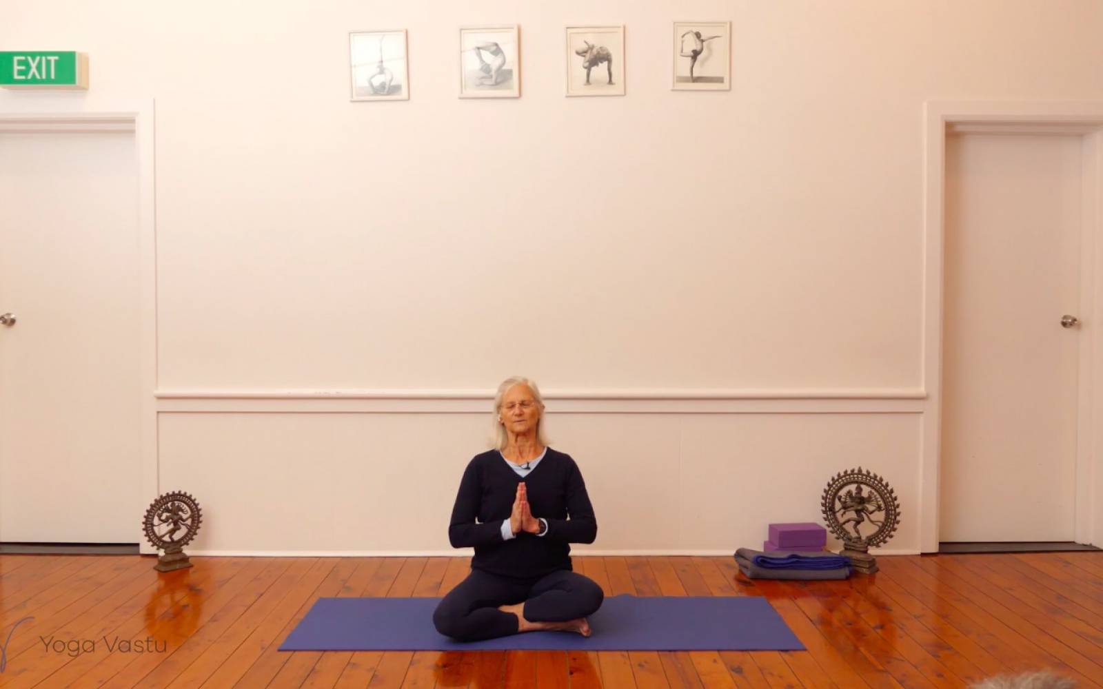 Online Iyengar yoga videos | Forward Bends with a Focus on Legs (Level 3)