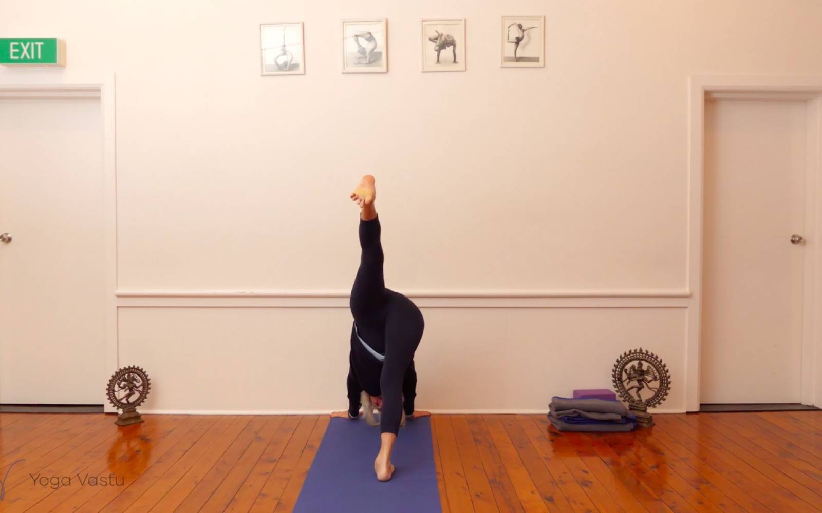 Online Iyengar yoga videos | Forward Bends with a Focus on Legs (Level 3)