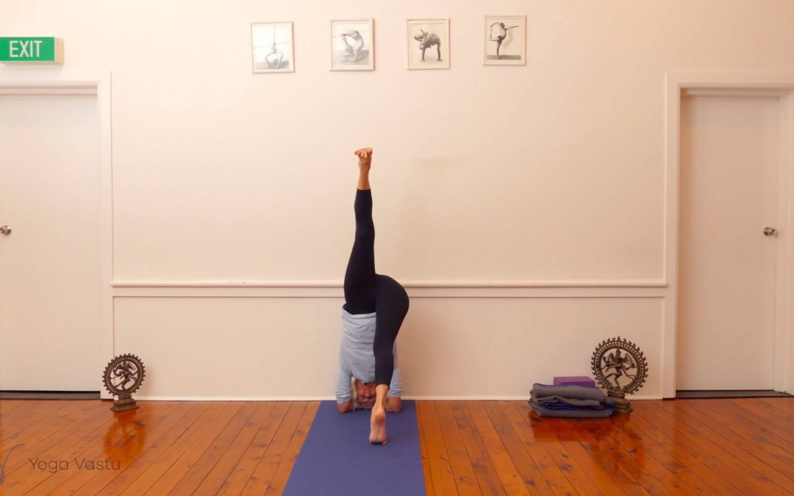 Online Iyengar yoga videos | Forward Bends with a Focus on Legs (Level 3)