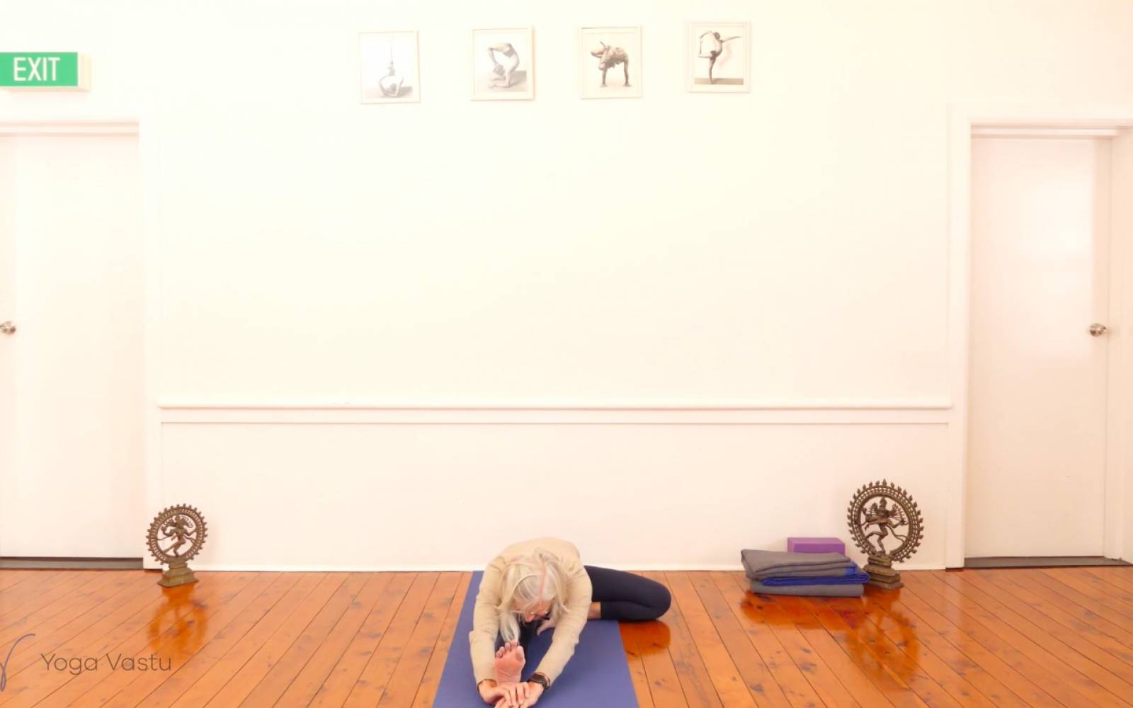 Online Iyengar yoga videos | Discovering Connections in Forward Bends (Advanced)