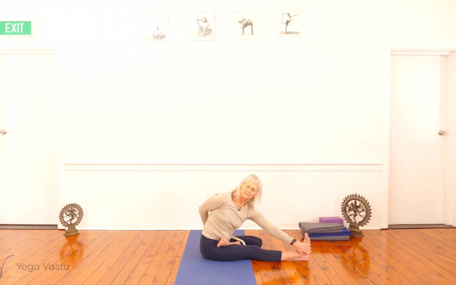 Online Iyengar yoga videos | Discovering Connections in Forward Bends (Advanced)