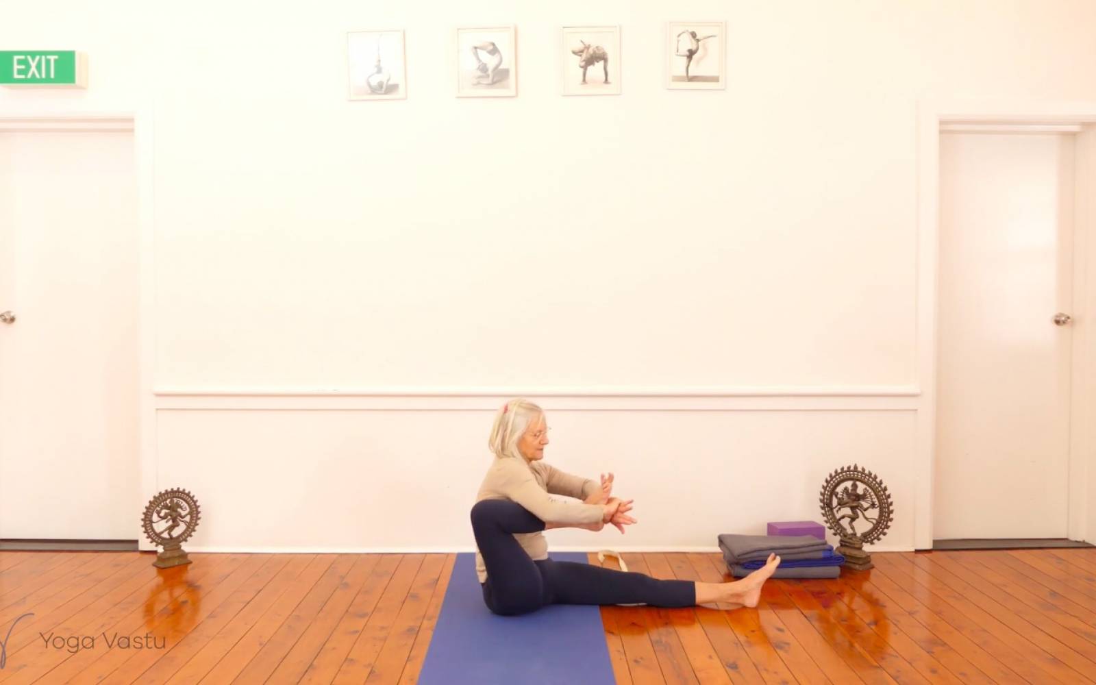 Online Iyengar yoga videos | Discovering Connections in Forward Bends (Advanced)