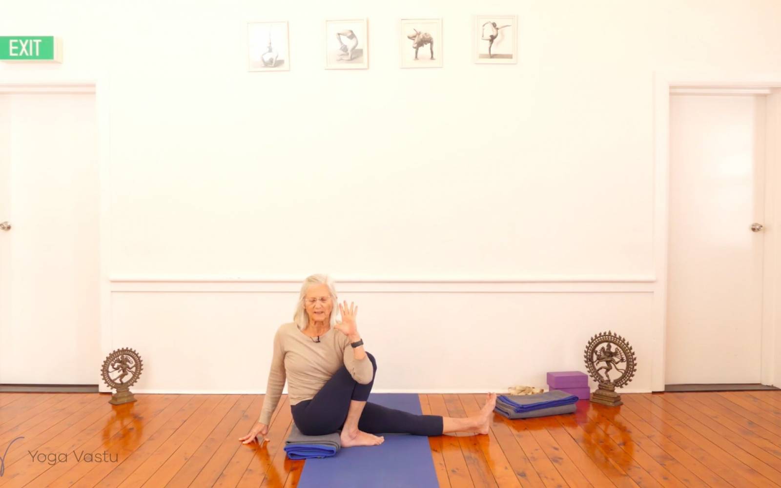 Online Iyengar yoga videos | Discovering Connections in Forward Bends (Advanced)