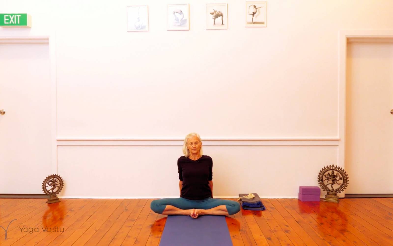 Online Iyengar yoga videos | Mindfulness in Forward Bends (Level 3)