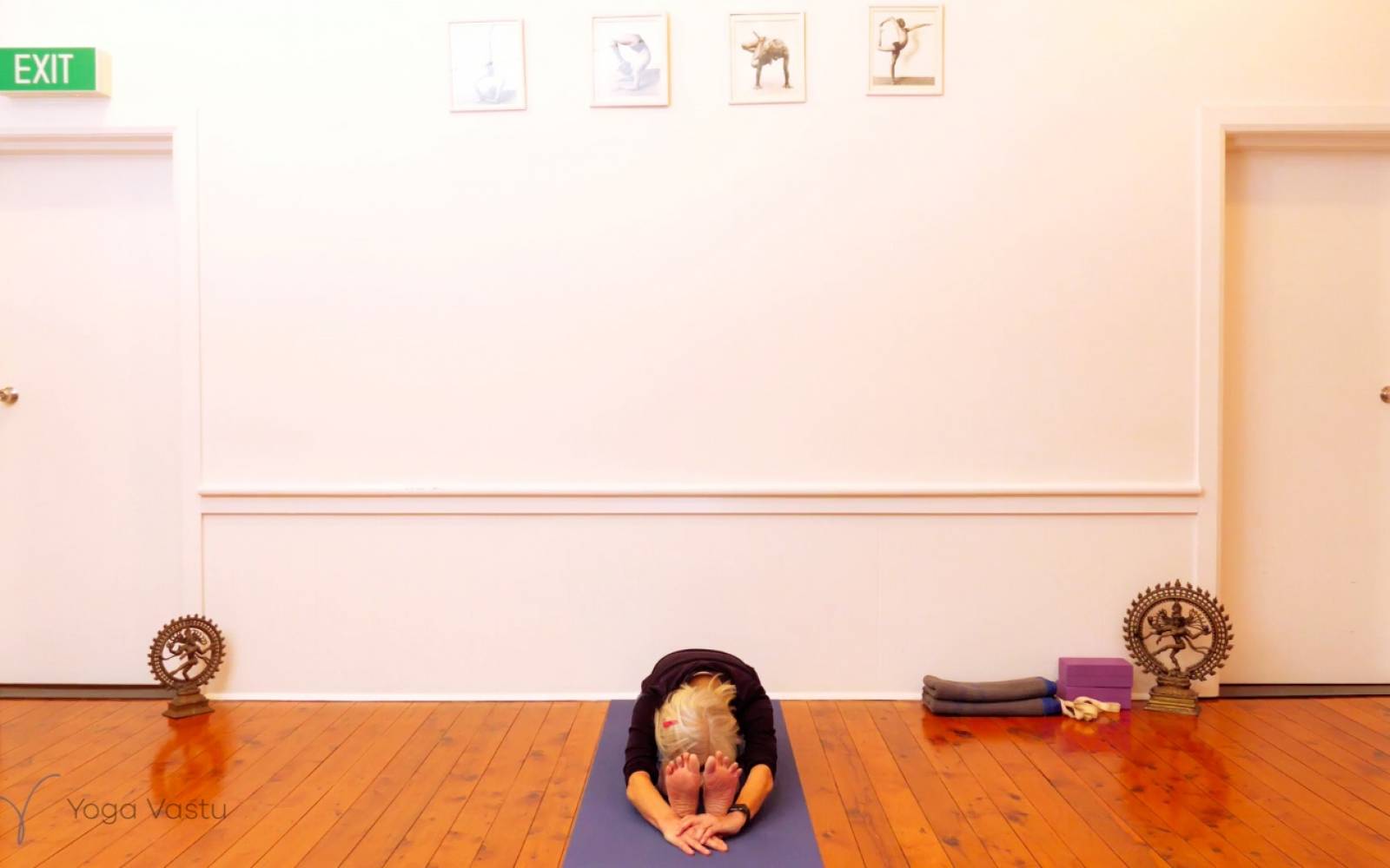 Online Iyengar yoga videos | Mindfulness in Forward Bends (Level 3)
