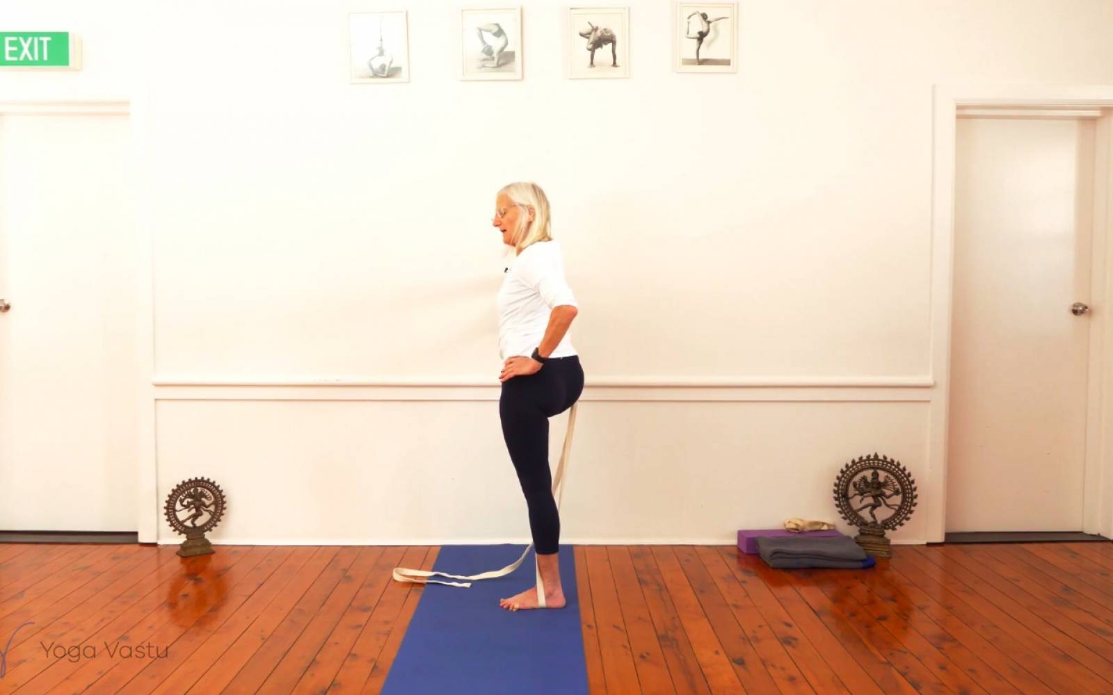 Online Iyengar yoga videos | Observing your Restrictions in Twists with Props (Advanced)