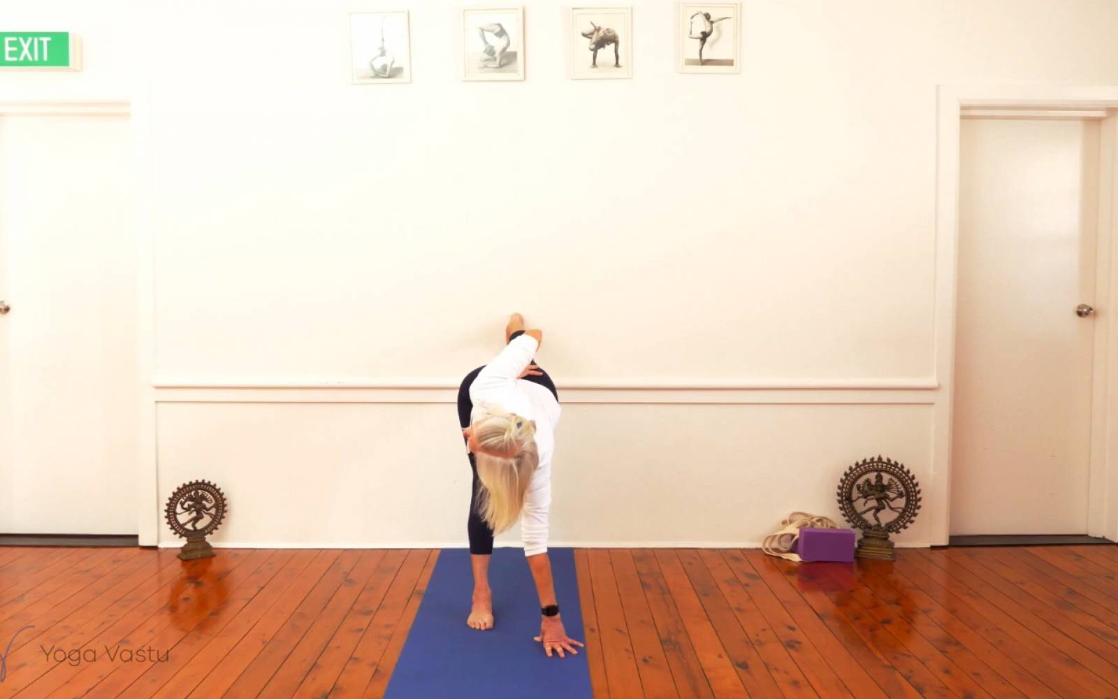 Online Iyengar yoga videos | Observing your Restrictions in Twists with Props (Advanced)