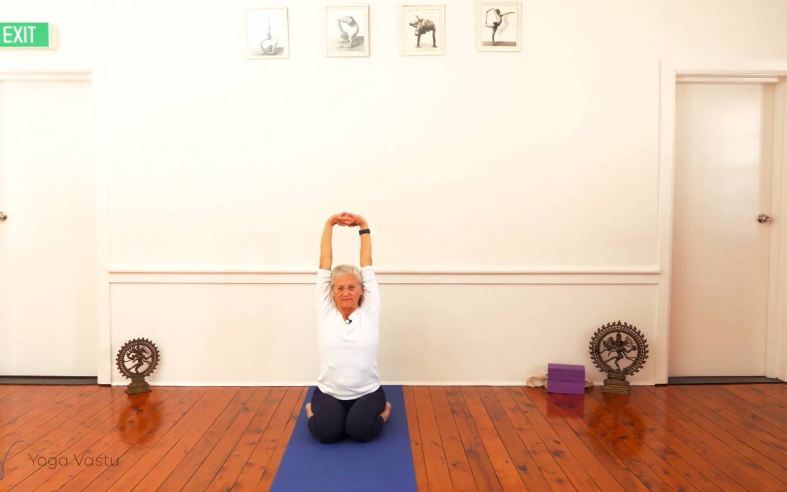 Online Iyengar yoga videos | Observing your Restrictions in Twists with Props (Advanced)