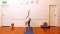 Iyengar yoga video thumbnail: Twisting in Standing Poses with Wall Support (Level 3)