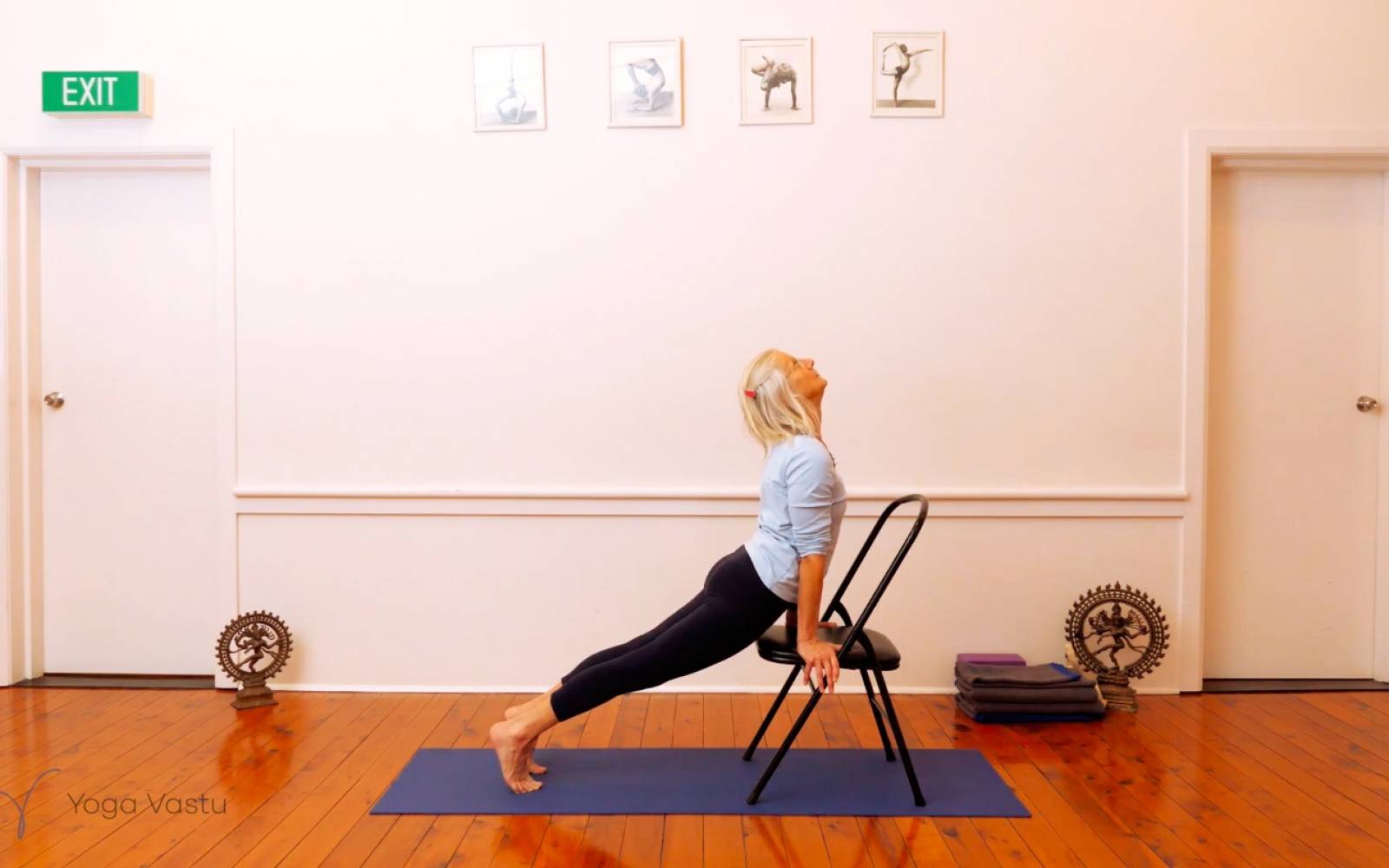 Online Iyengar yoga videos | Getting Deeper into Backbends with Props (Level 1/2)