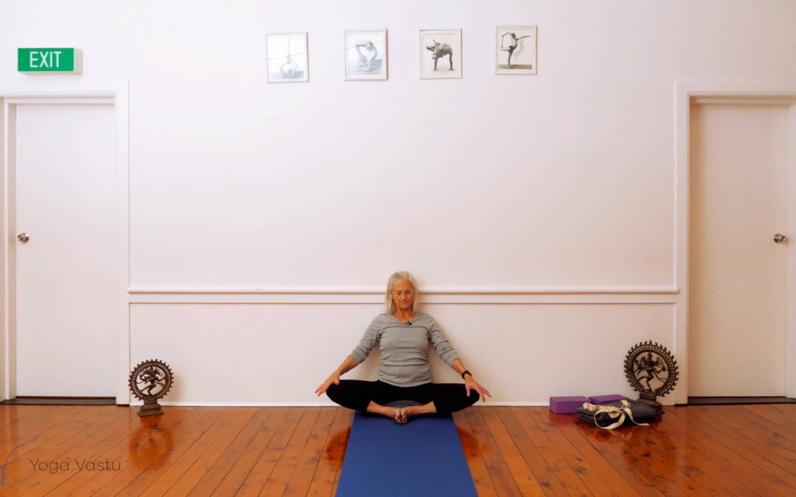 Online Iyengar yoga videos | Encouraging Relaxation Through Use of Props (Level 1/2)