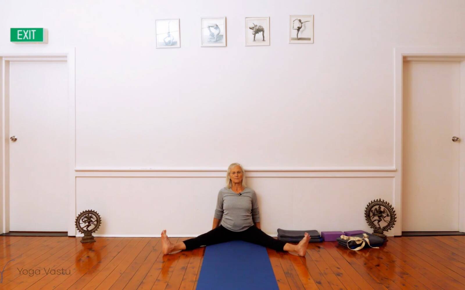 Online Iyengar yoga videos | Encouraging Relaxation Through Use of Props (Level 1/2)