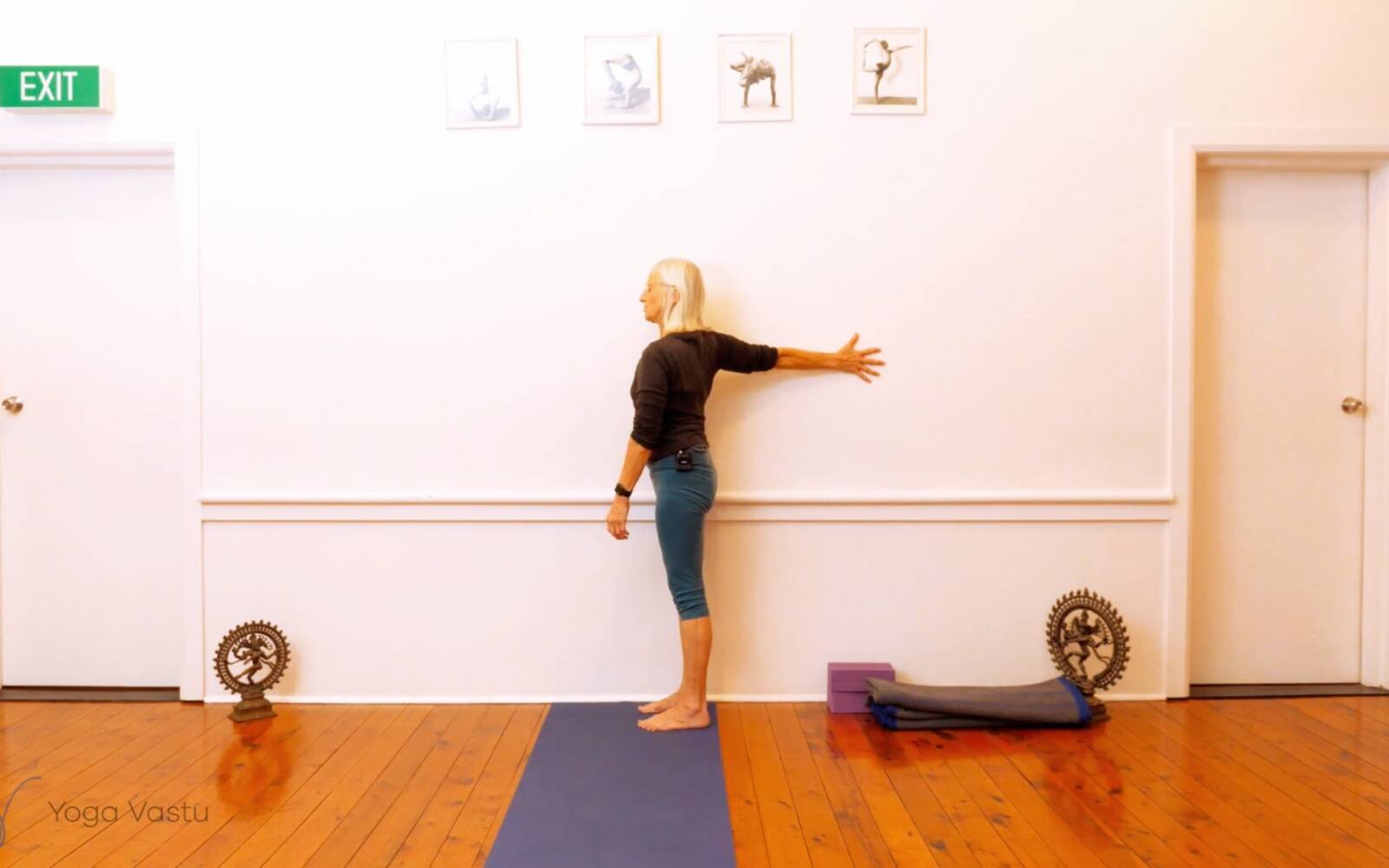 Online Iyengar yoga videos | Miscellaneous session to free body of excess tension (Level 1/2)