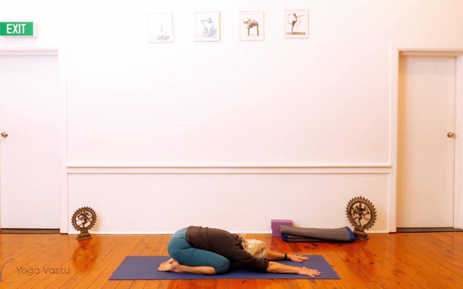Online Iyengar yoga videos | Miscellaneous session to free body of excess tension (Level 1/2)