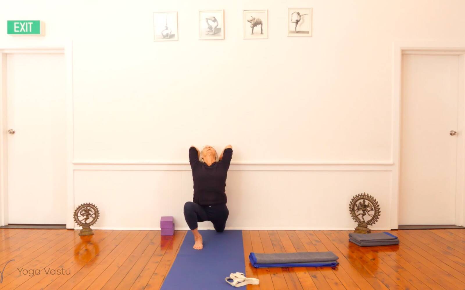 Online Iyengar yoga videos | Achieving Evenness and Elongation in Backbends (Advanced)