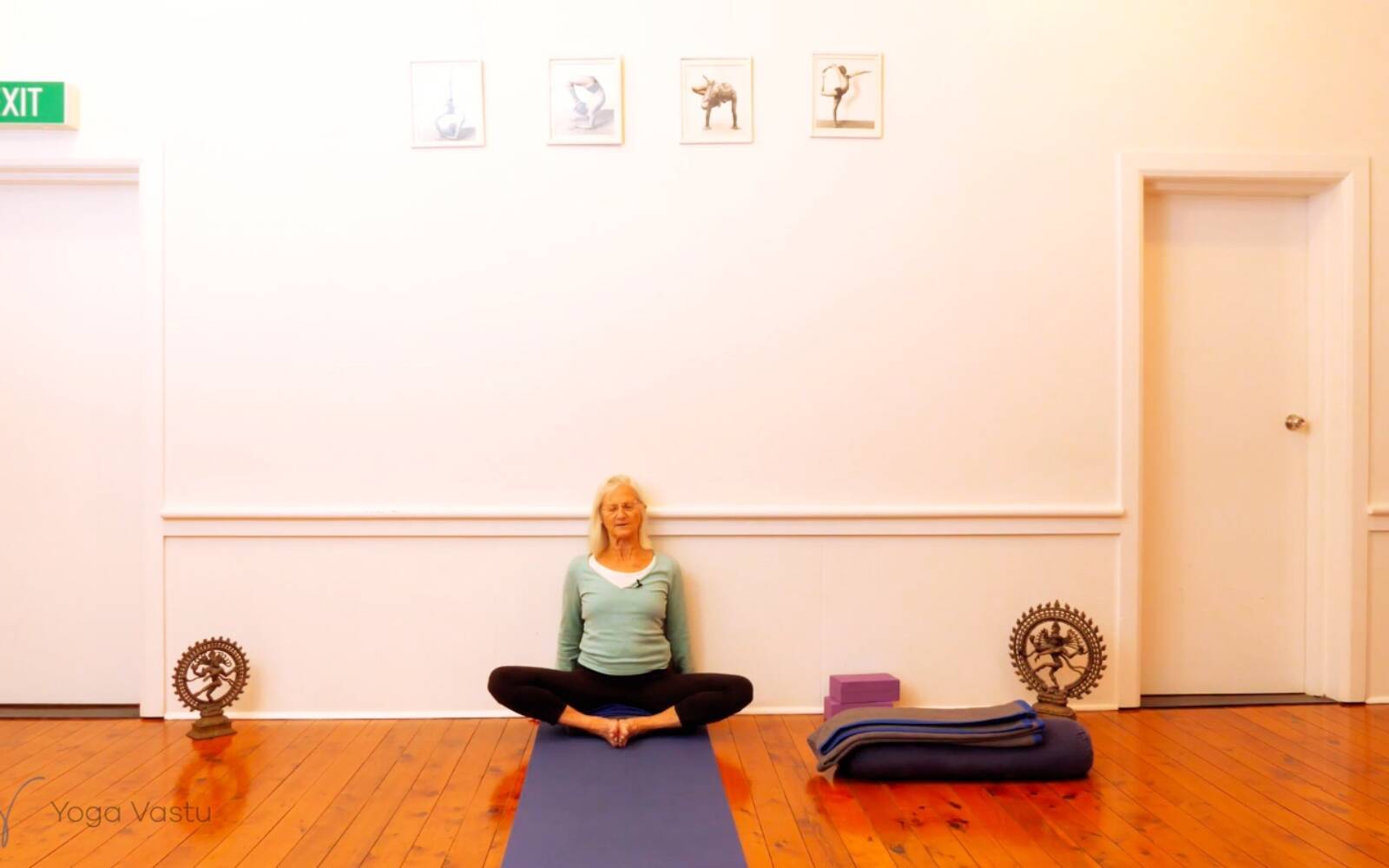 Online Iyengar yoga videos | Restorative: Using Props to Facilitate Observation (Level 3)