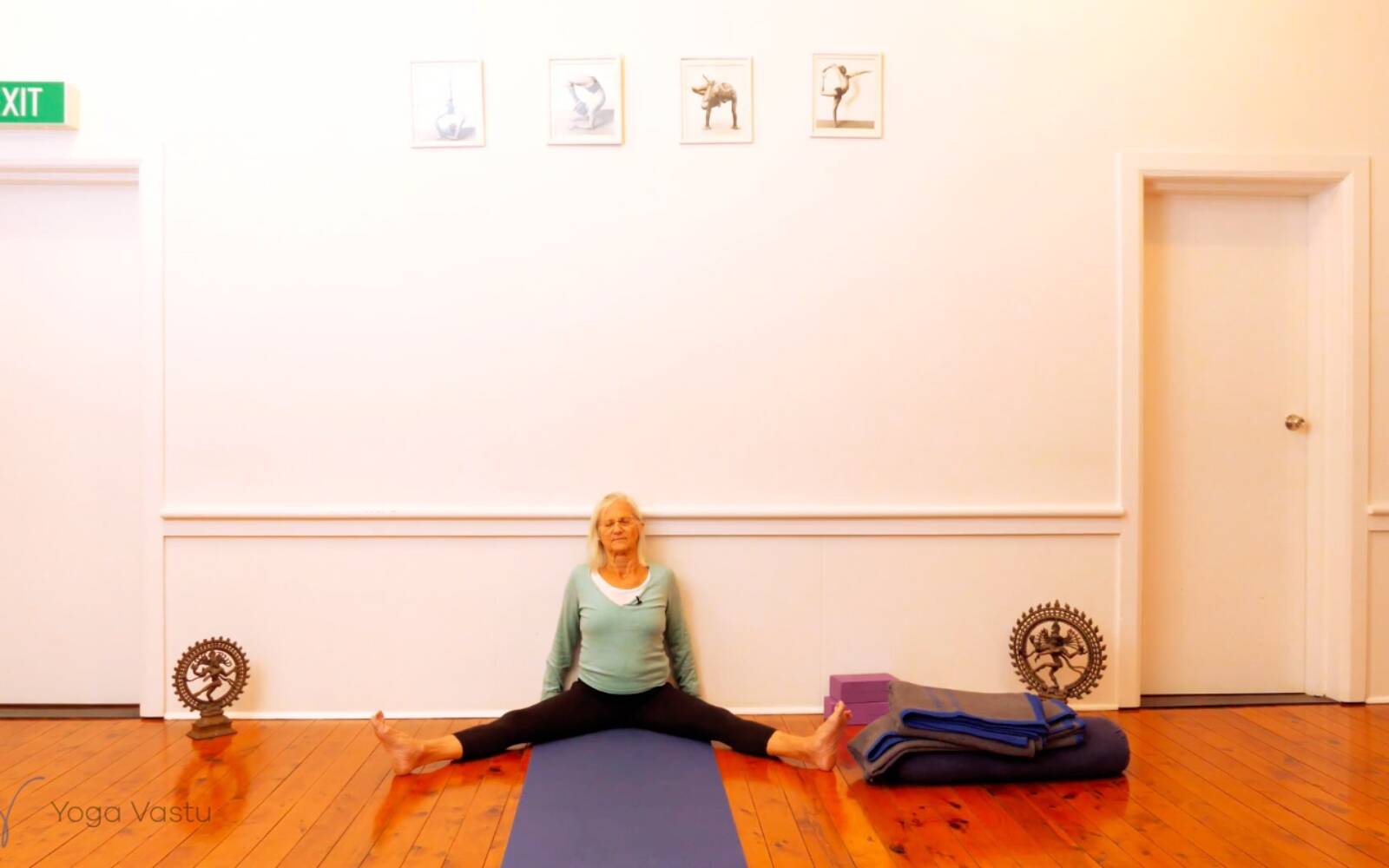 Online Iyengar yoga videos | Restorative: Using Props to Facilitate Observation (Level 3)