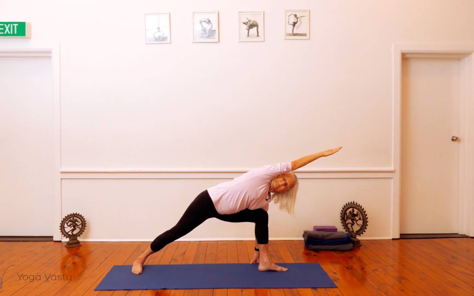 Online Iyengar yoga videos | The Concept of Timing in Standing Poses (Level 1/2)