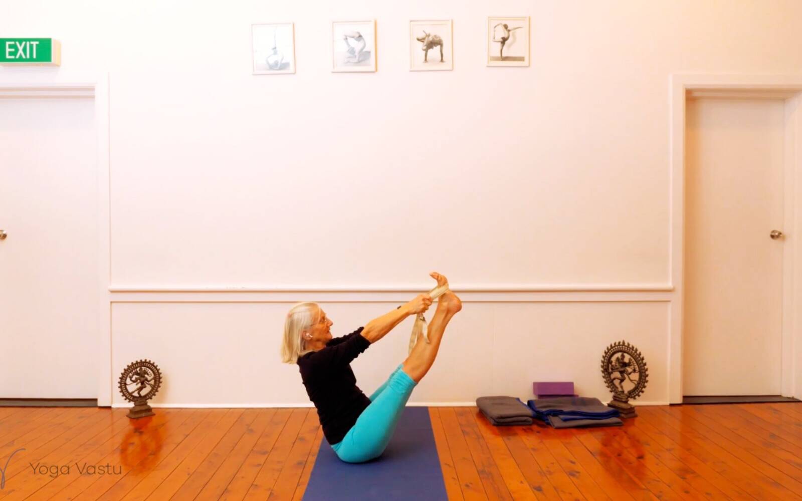 Online Iyengar yoga videos | Seated Poses and Open Twists (Level 1/2)