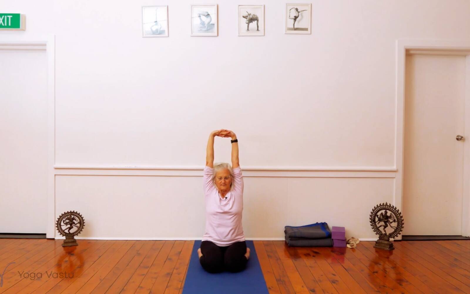 Online Iyengar yoga videos | Using Wall Support to Explore Limitations (Level 3)