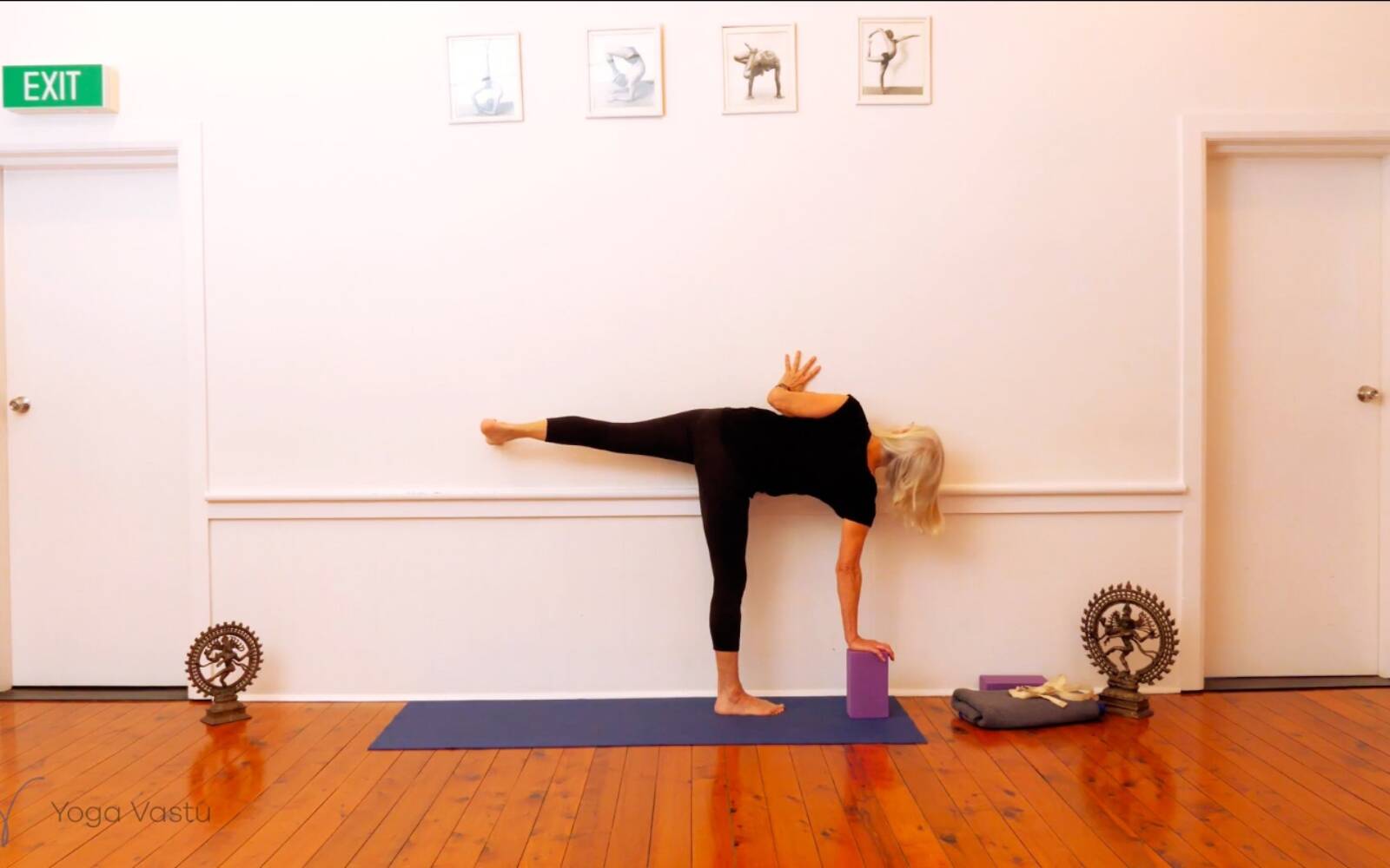 Online Iyengar yoga videos | Trying Out and Observing Different Pose Modifications (Level 3)