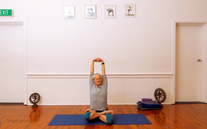 Online Iyengar yoga video thumbnail: Preparing the Body and Mind for Padmasana