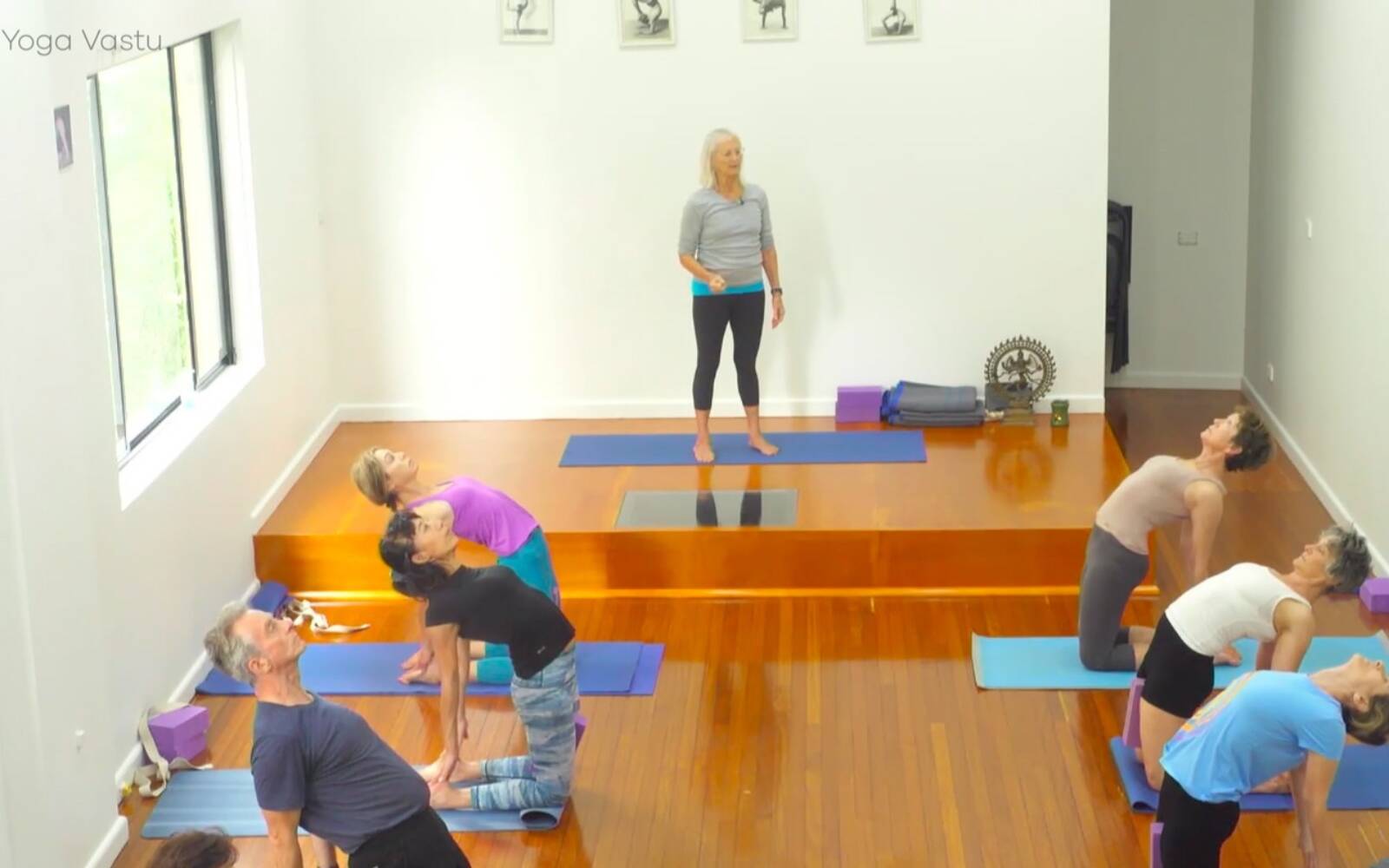 Online Iyengar yoga videos | Weight Distribution and Alignment in Backbends