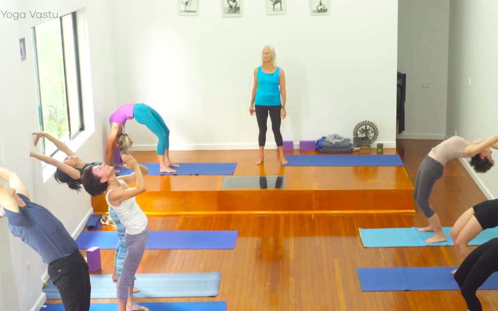Online Iyengar yoga videos | Weight Distribution and Alignment in Backbends