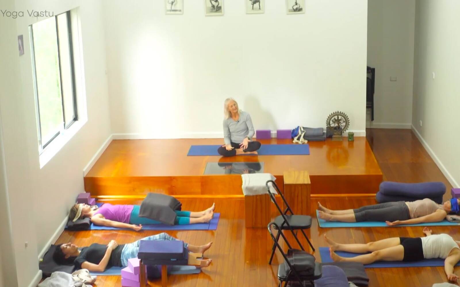 Online Iyengar yoga videos | Weight Distribution and Alignment in Backbends