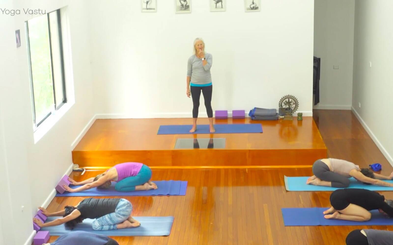 Online Iyengar yoga videos | Weight Distribution and Alignment in Backbends
