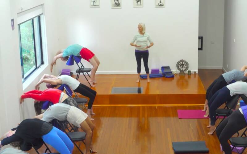 Online Iyengar yoga video thumbnail: Easter Workshop at the Balmain Iyengar Yoga Studio (pt.2)