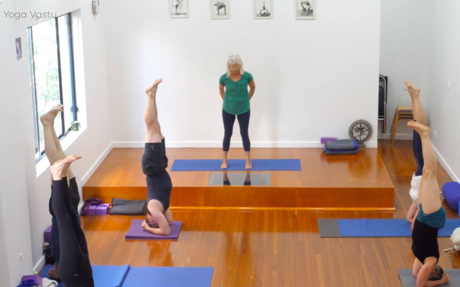 Online Iyengar yoga videos | Restorative Session to Soften and Increase Capacity