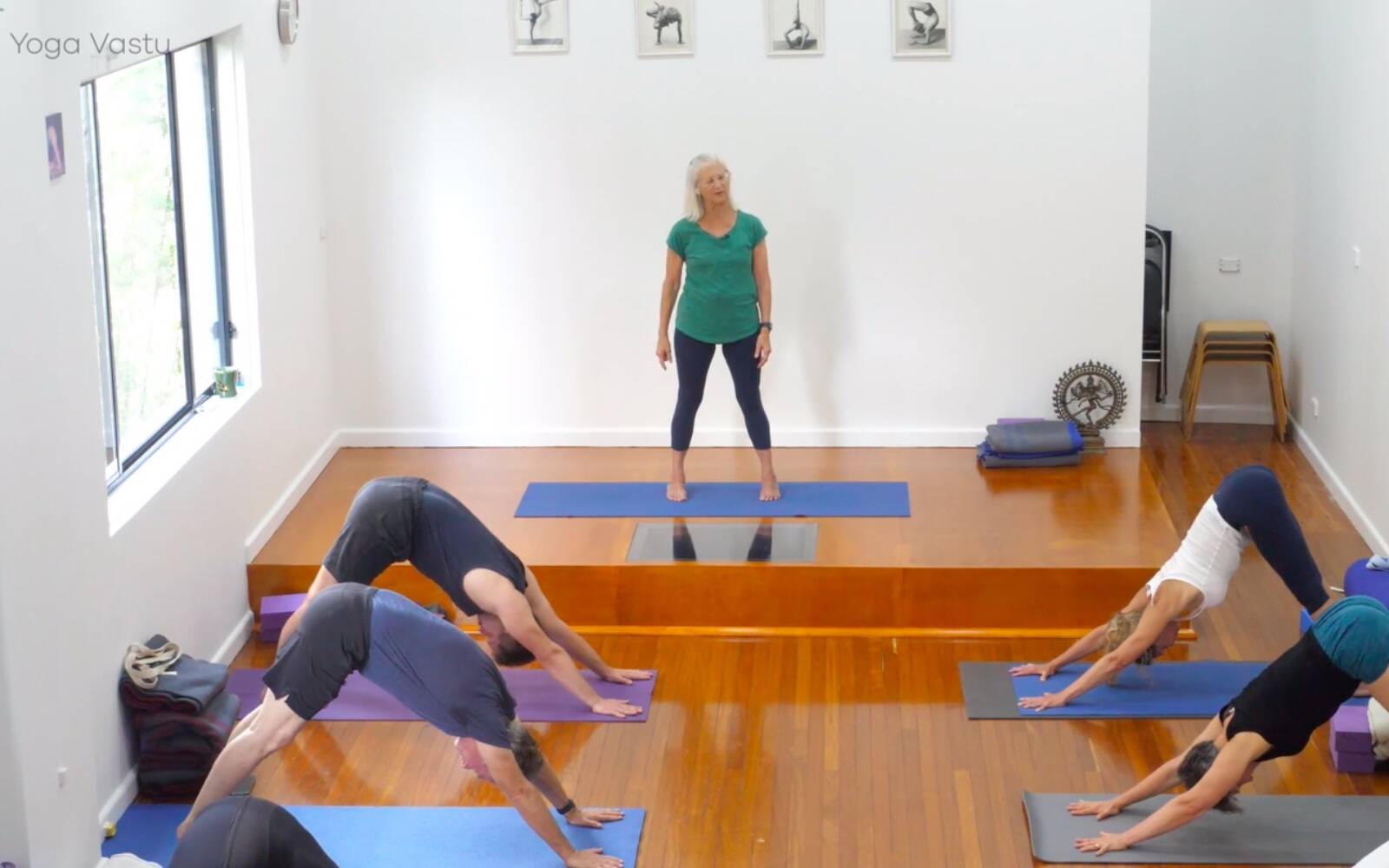 Online Iyengar yoga videos | Restorative Session to Soften and Increase Capacity