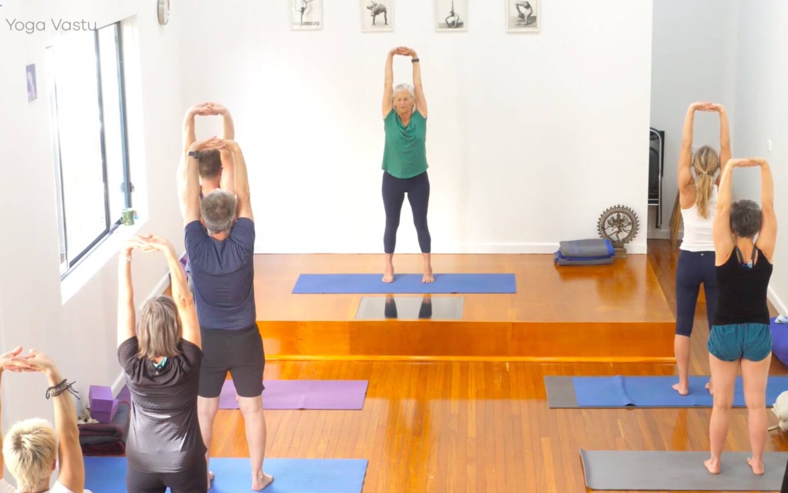 Online Iyengar yoga videos | Restorative Session to Soften and Increase Capacity
