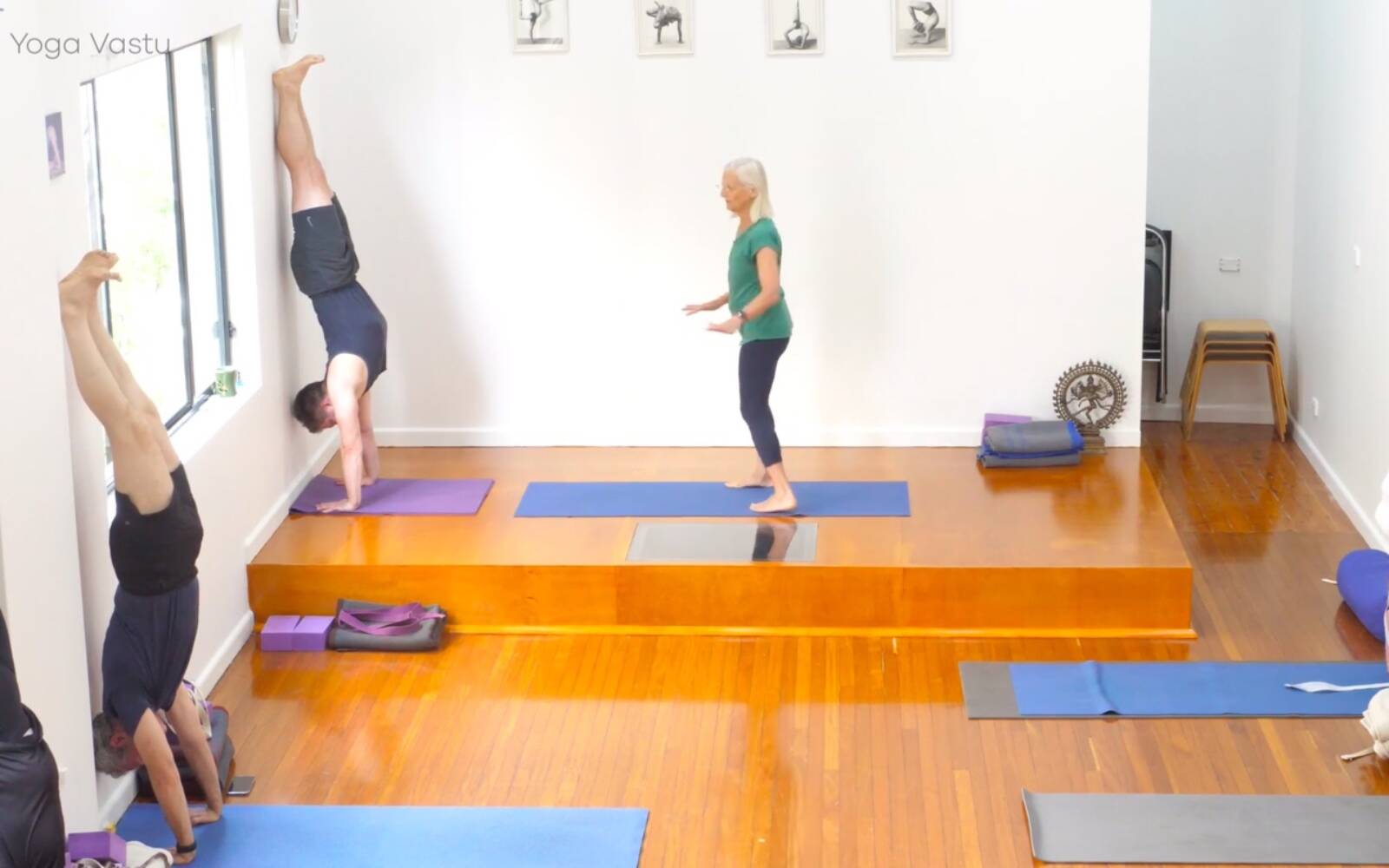 Online Iyengar yoga videos | Restorative Session to Soften and Increase Capacity