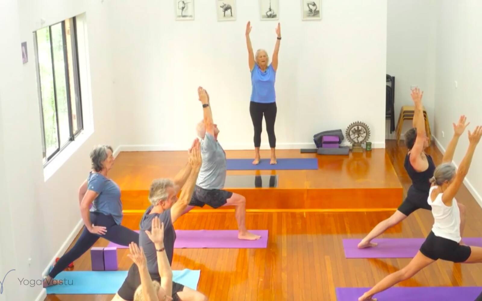 Online Iyengar yoga videos | Anchoring Yourself In Standing Poses (Level 3)