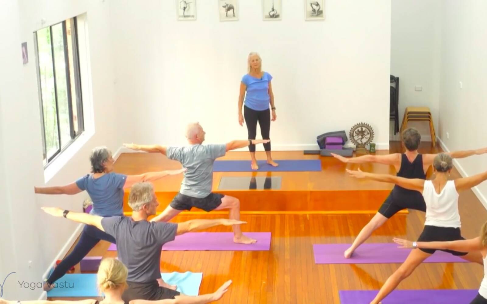Online Iyengar yoga videos | Anchoring Yourself In Standing Poses (Level 3)