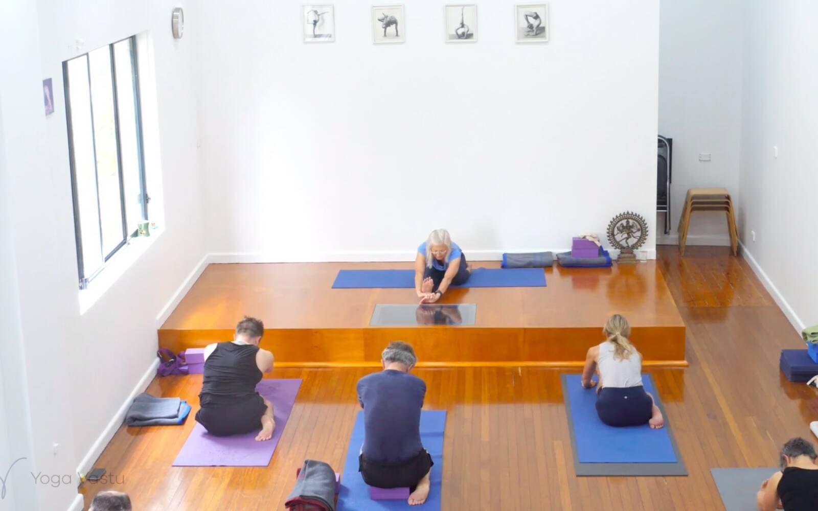 Online Iyengar yoga videos | Releasing More Evenly into Extension