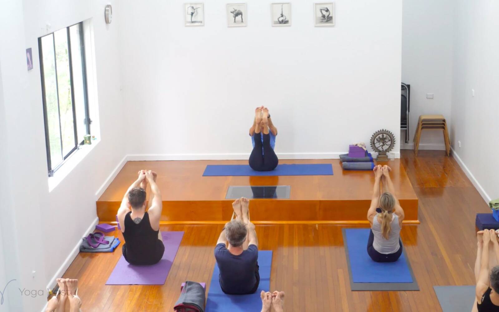 Online Iyengar yoga videos | Releasing More Evenly into Extension