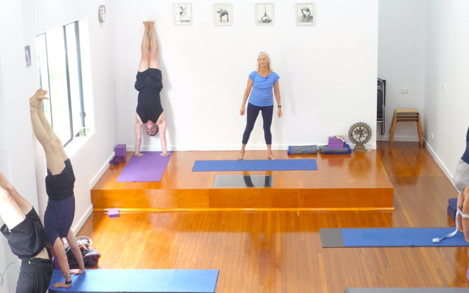 Online Iyengar yoga videos | Releasing More Evenly into Extension